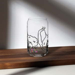 Curls Can-shaped Glass