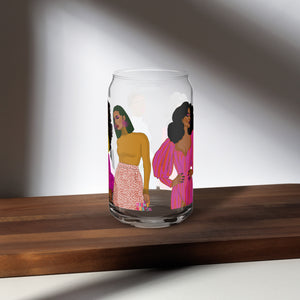 Girl Squad Can-shaped Glass