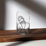 Load image into Gallery viewer, Beard Gang Can-shaped Glass
