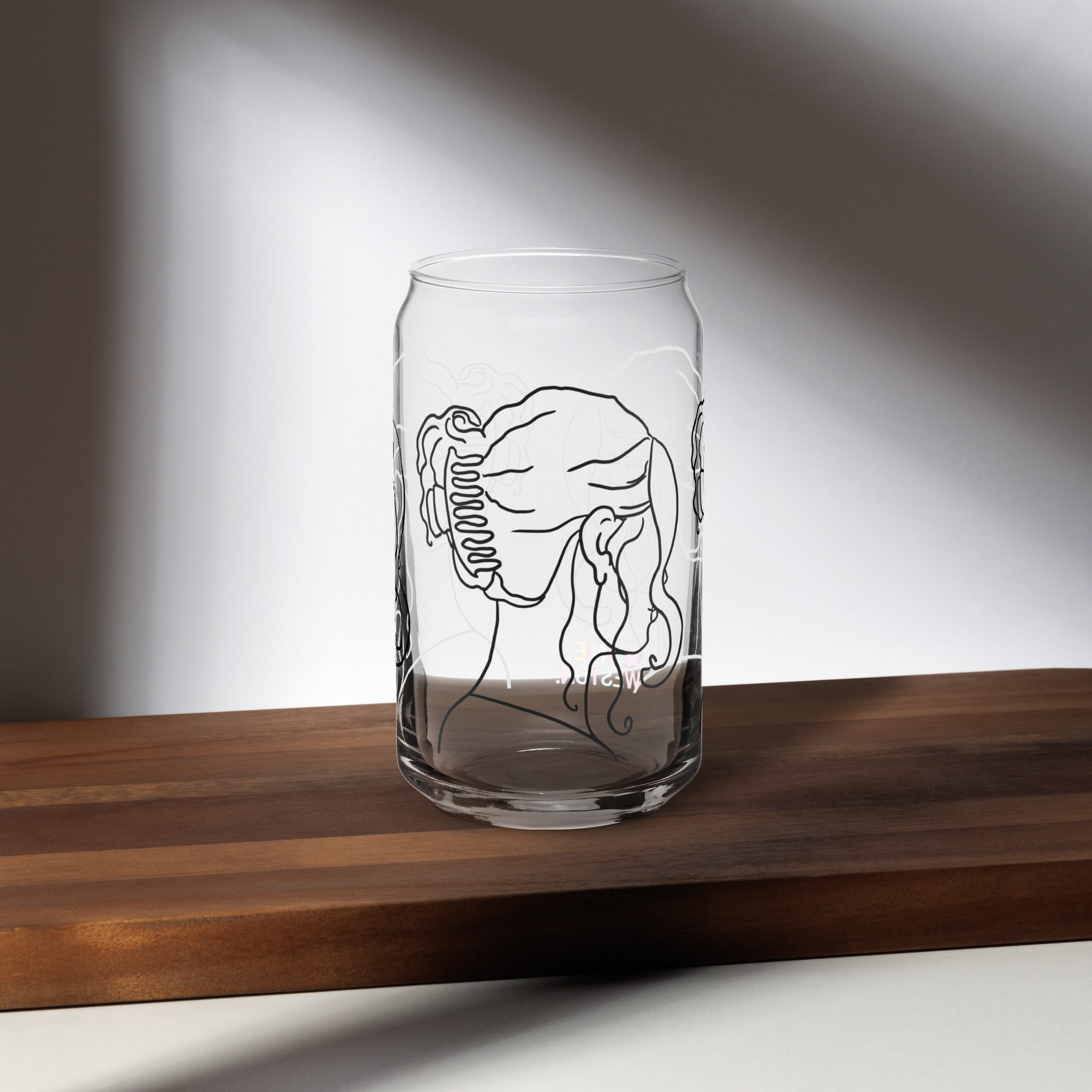 That Girl Can-shaped Glass