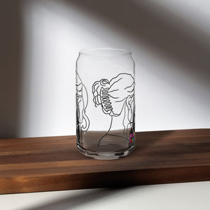 That Girl Can-shaped Glass