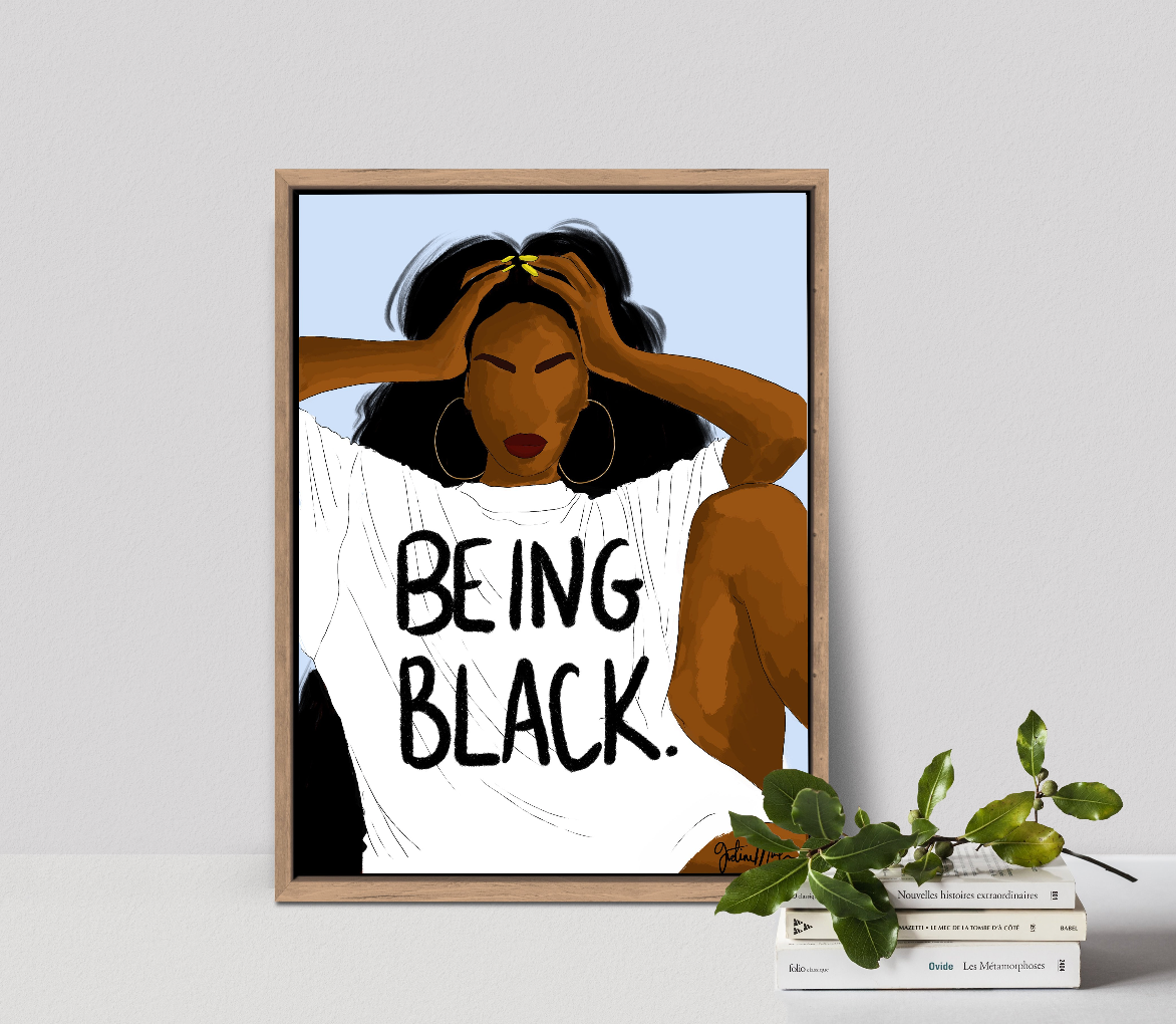 Being Black Print