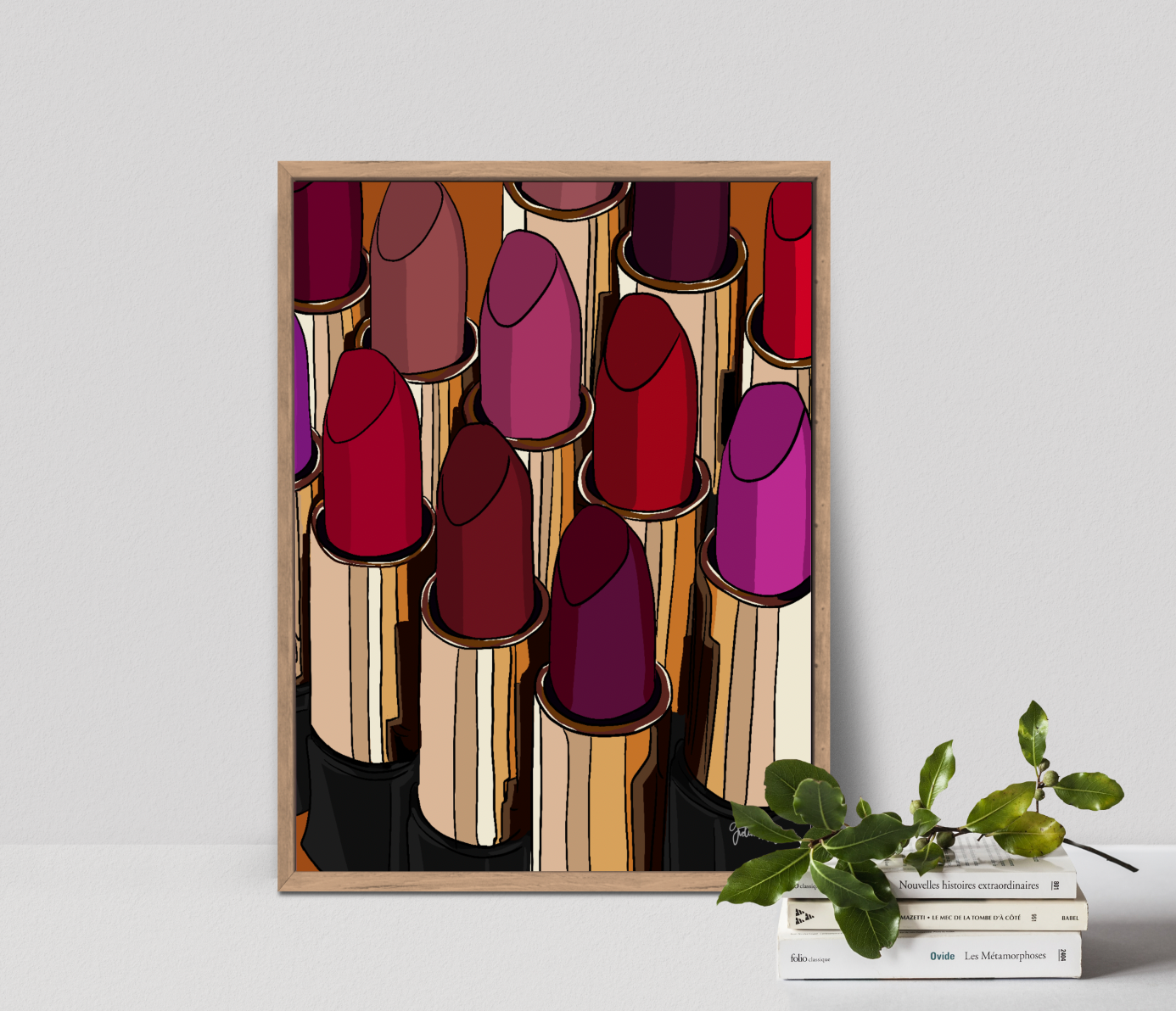 Lipstick Heaven Print